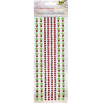 FOLIA ����������� Jewel Stones Borders X-Mas 1, 1 Sheet 10.5X26��