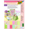 FOLIA ����� ������ Glitter, A4, 12 ��� 165 ��, Spring/Easter