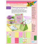 FOLIA ����� ������ Glitter, A4, 12 ��� 165 ��, Spring/Easter