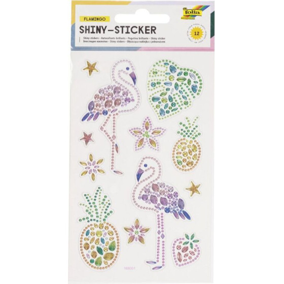 FOLIA ��� 12 ����������� �� ������������, 10�16 cm, FLAMINGO