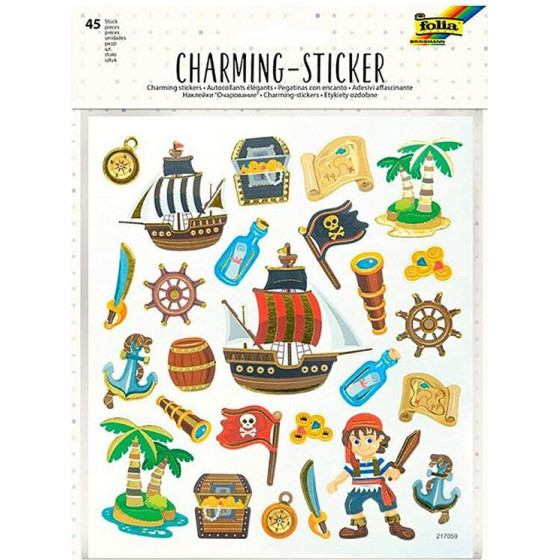 FOLIA ��� 45 Charming Stickers, 2 ����� 15�17�� ��������