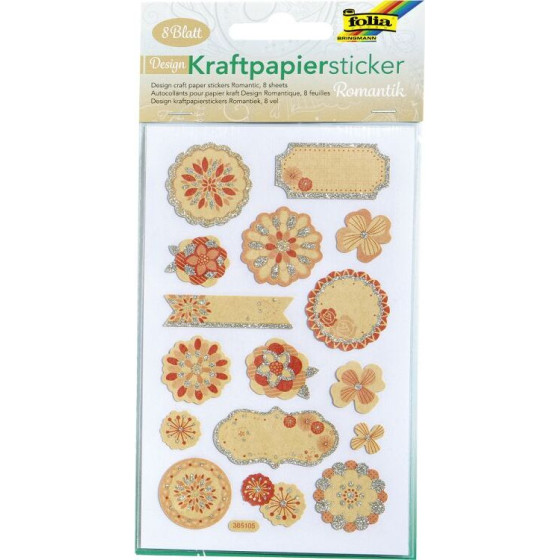 FOLIA ��� ����������� Craft Paper, 8 ����� 10X16 ��, ROMANTIC
