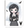 LOGIGRAF ������ 4x Loginotes Spiral Line The W GIRL, A5/14X20 Soft Touch+Uv 80��, 90 �����