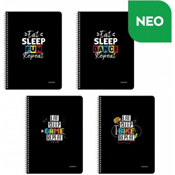 LOGIGRAF Eat Sleep Repeat �������� ������ �� Wirelock B5/17�25 3 ������ (6���)