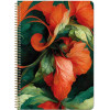 LOGIGRAF Loginotes Spiral Line FLOWART, A5/14X20 Soft Touch 80��, 90 ����� (����. 4���)