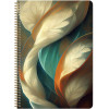 LOGIGRAF Loginotes Spiral Line FLOWART, A5/14X20 Soft Touch 80��, 90 ����� (����. 4���)