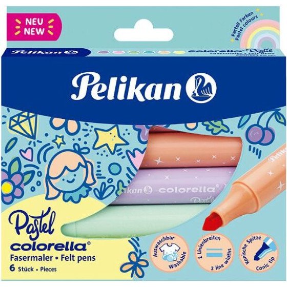 PELIKAN �������� ���������� ������� Colorella Star 411 Pastel 6 ������� - ���������� 5���