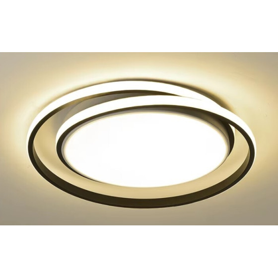 Homelighting Se Led 48 Akie Black Ceiling 47x47x6cm 48W IP20 3CCt 2 Years Warranty - (77-50619)