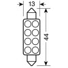 Lampa ������� ����������� 8 Led 13x44mm ���� - (58437)