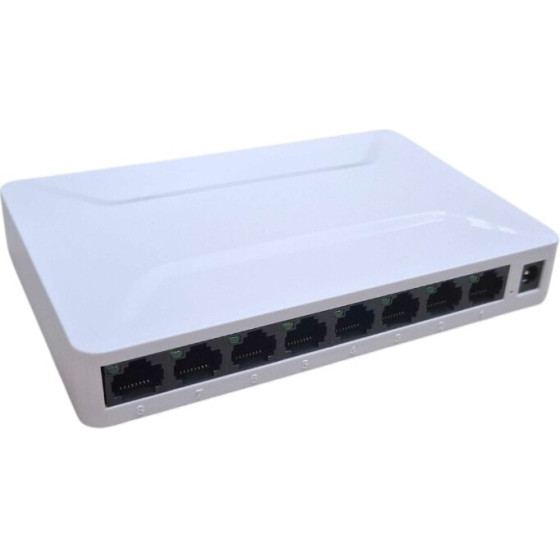 Tradesor Switch �� 8 ����� Ethernet - GS08AS-8 - (812044)