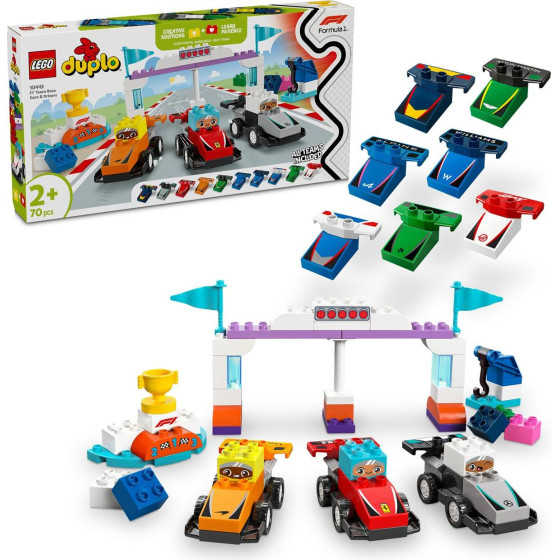 Lego Duplo Town: F1 Team Race Cars & Drivers (10445)