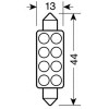 Lampa ������� ����������� 8 Led 13x44mm ������� - (58435)