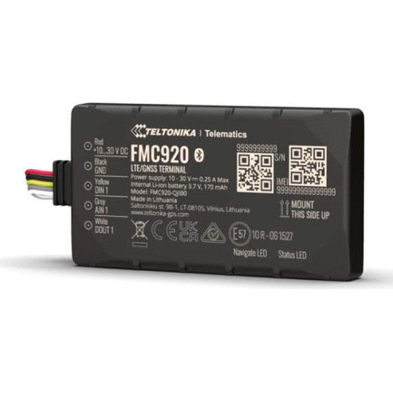 Teltonika Gps Tracker ����������� FMC920, 4G/GSM/GPRS/GNSS, Bluetooth - (FMC9202MCO01)