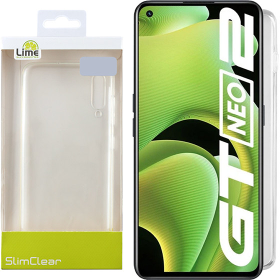 Lime Successories Lime ���� Realme Gt Neo 2 5G 6.62'' Slimclear Tpu Camera Guard �������