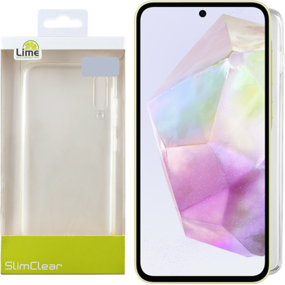 Lime Successories Lime ���� Samsung A36 5G A366 6.64'' Slimclear Tpu Camera Guard �������