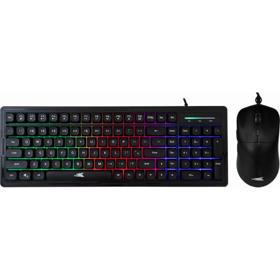 BARACUDA Gaming Combo Keyboard And Mouse BGC-012 Orca Black - (ORCA-B)