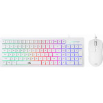 BARACUDA Gaming Combo Keyboard And Mouse BGC-012 Orca White - (ORCA-W)