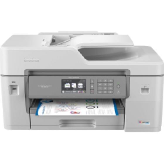 Brother Mfp Inkjet Color P/C/S/F, A3/A4 PRINT, Scan & COPY, 28iPm Mono & 21iPm COLOR, 4800x1200dpi, 256MB, USB/NETWORK/WIRELESS, Duplexer A3/A4 PRINT, Adf A3, 2YW. - (MFC-J6540DW)