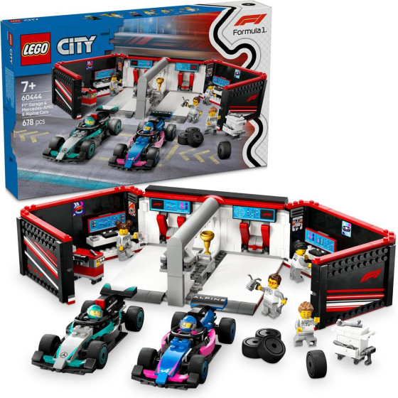 Lego City: F1 Garage & Mercedes-Amg & Alpine Cars (60444)