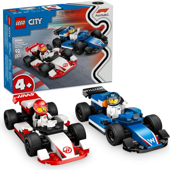 Lego City: F1 Williams Racing & Haas F1 Race Cars (60464)