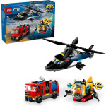 Lego City: Helicopter, Fire Truck & Submarine Remix (60462)