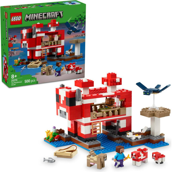 Lego Minecraft: The Mooshroom House (21270)