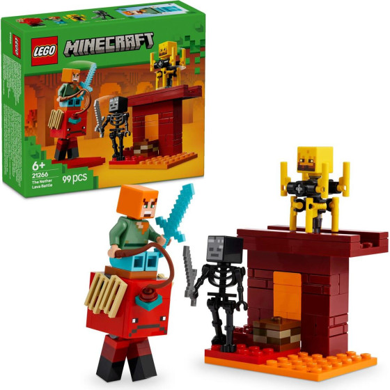 Lego Minecraft: The Nether Lava Battle (21266)
