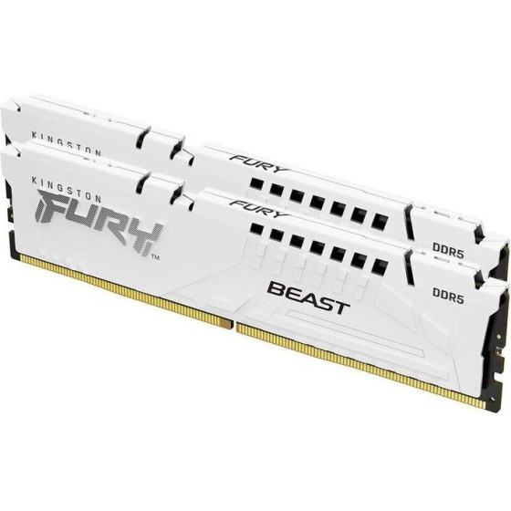 Kingston Memory Fury Beast White DDR5, 6000MT/s, 32GB Kit - (KF560C36BWE2K2-32)