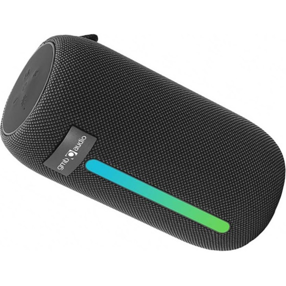 Gembird Wireless Portable Led Speaker Black - (SPK-BT-LED-07)