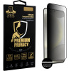Idol 1991 Tempered Glass Samsung S25 Plus 5G 6.7'' 9H 0.25mm Premium Privacy Antispy Semi Curved Full Glue BLACK