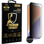Idol 1991 Tempered Glass Xiaomi 15 5G 6.36'' 9H 0.25mm Premium Privacy Antispy Semi Curved Full Glue BLACK