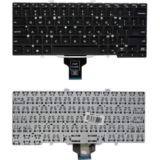 ������������ ��� Dell Latitude 5400/5401/5411/5410/7400 US, ����� OEM - (KEY-117)