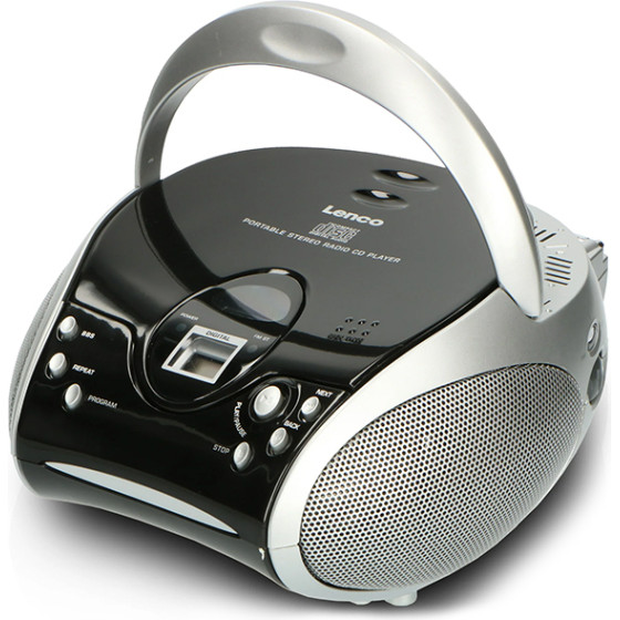 Lenco SCD-24 BLACK/SILVER