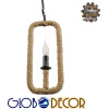 GloboStar Lindell Vintage �������� ��������� �������� �������� 1 x E14 IP20 ����� ������� �� ���� ������ - �18 x �18 x �33cm - (10001110)