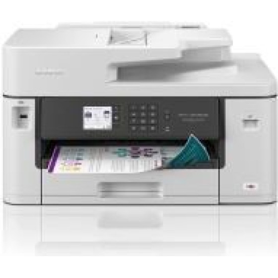Brother Mfp Inkjet Color P/C/S/F, A3/A4 PRINT, A4 Scan & COPY, 25iPm Mono & 16iPm COLOR, 4800x1200dpi, 256MB, USB/NETWORK/WIRELESS, Duplexer A3 PRINT, Adf A4, 2YW. - (MFC-J5340DW)