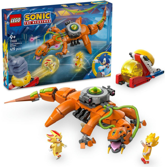 Lego Sonic The Hedgehog(TM): Super Shadow vs. Biolizard (77003)