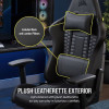 Corsair Gaming Chair TC100 Relaxed (Leatherette, Black) - (CF-9010050-WW)