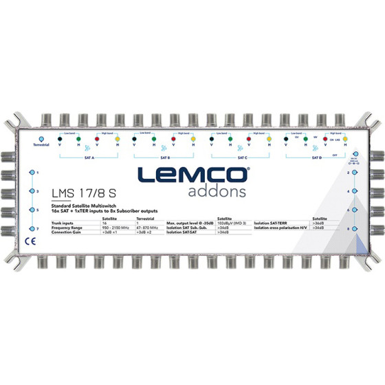 Lemco Multiswitch Single - (MUL.LEM.17�8S)