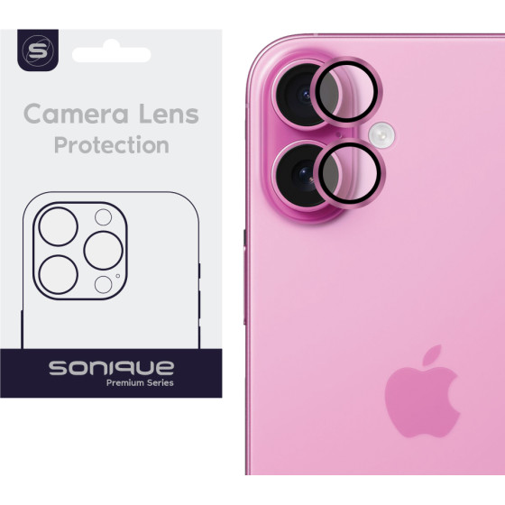 Sonique Camera Protection Lens Pro Apple Iphone 16 / Iphone 16 Plus Pink