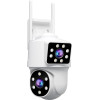 SriHome Pzt Ip Camera 4MP Dual Lens Wifi Panoramic Monitoring - (SH063)