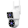 SriHome Pzt Ip Camera 4MP Dual Lens Wifi Panoramic Monitoring - (SH063)
