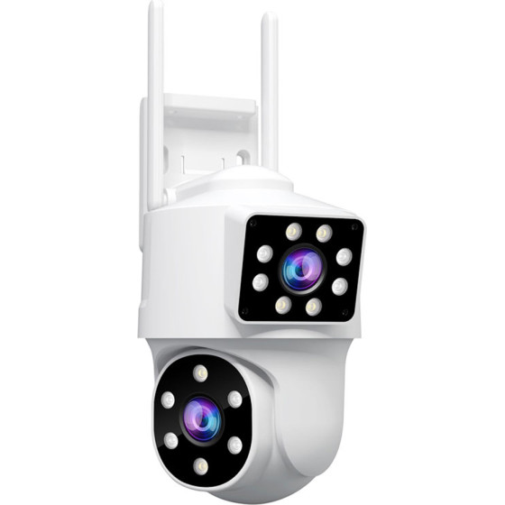 SriHome Pzt Ip Camera 4MP Dual Lens Wifi Panoramic Monitoring - (SH063)
