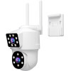 SriHome Pzt Ip Camera 4MP Dual Lens Wifi Panoramic Monitoring - (SH063)