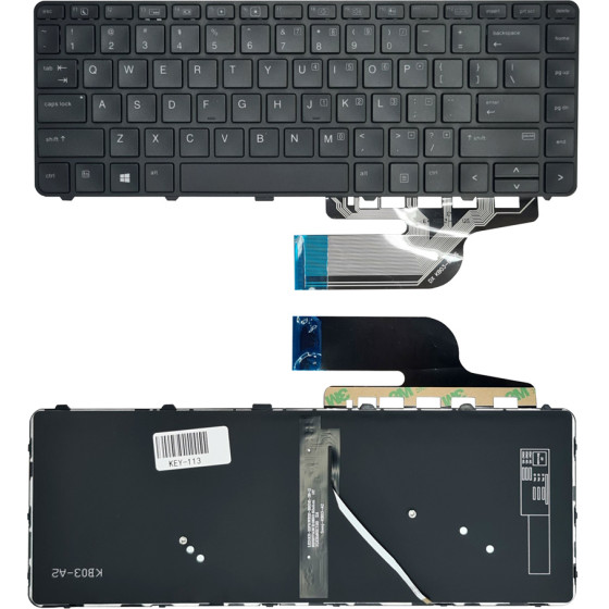 ������������ ��� HP Probook 640 G3/G2 �� backlight, ����� - (KEY-113)
