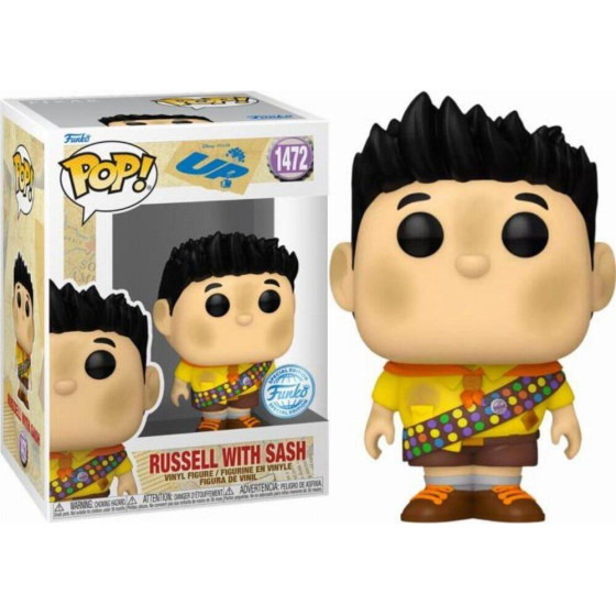 Funko Pop! Disney: Up - Russel With Sash (Box Lunch Exclusive) #1472 Vinyl Figure