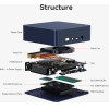 Beelink Mini Pc EQ14, Intel N150, 16GB, 500GB M.2, Windows 11 Pro - (EQ14-N150-16500)