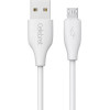 Celebrat ������� Micro Usb �� Usb CB-31, 15W, 480Mbps, 1m, ����� - (CB-31A-M-WH)