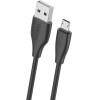 Celebrat ������� Micro Usb �� Usb CB-31, 15W, 480Mbps, 1m, ����� - (CB-31A-M-BK)