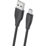 Celebrat ������� Micro Usb �� Usb CB-31, 15W, 480Mbps, 1m, ����� - (CB-31A-M-BK)