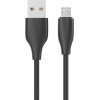 Celebrat ������� Micro Usb �� Usb CB-31, 15W, 480Mbps, 1m, ����� - (CB-31A-M-BK)